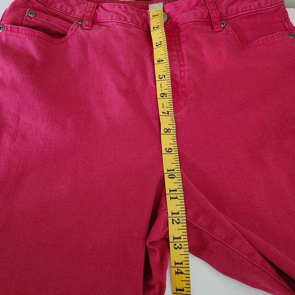 Appleseeds Red Classic 5 Pocket Jeans Size 10 - Picture 6 of 9